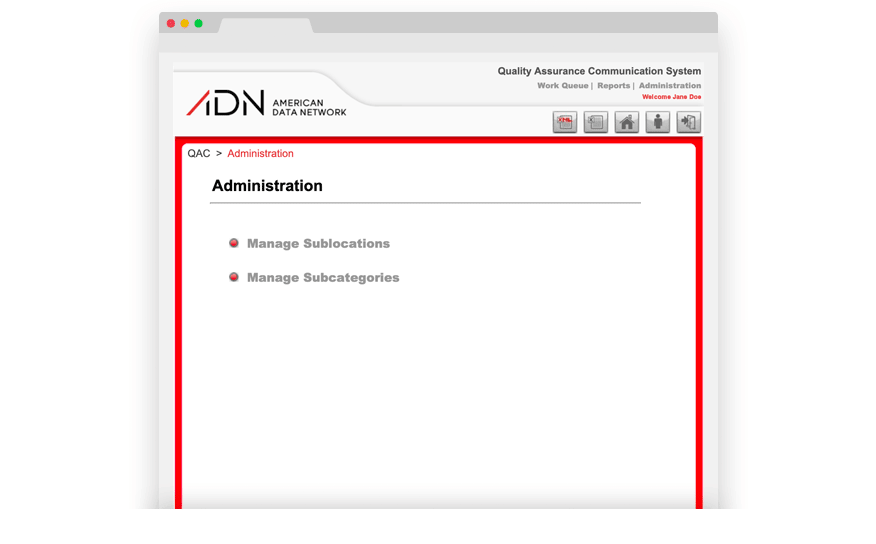 Customizable Subcategories example