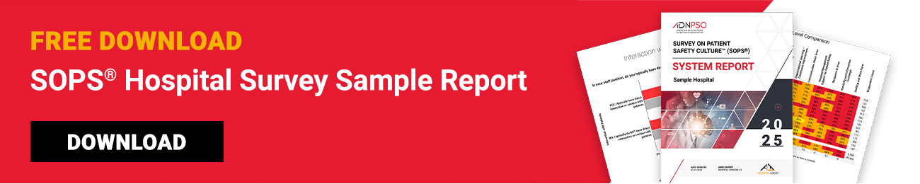 ADN's SOPS® Hospital Sample Report Banner